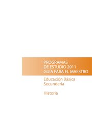 PROGRAMA SECUNDARIA HISTORIA 2011.pdf - página 3/134