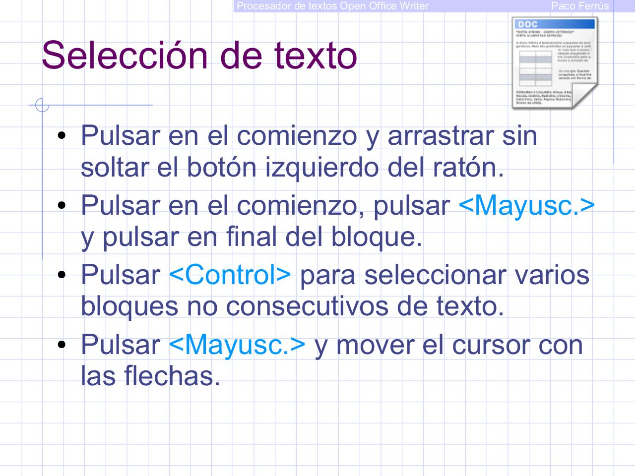 Vista previa del archivo PDF procesador-de-textos-ooo-writer-2eso.pdf