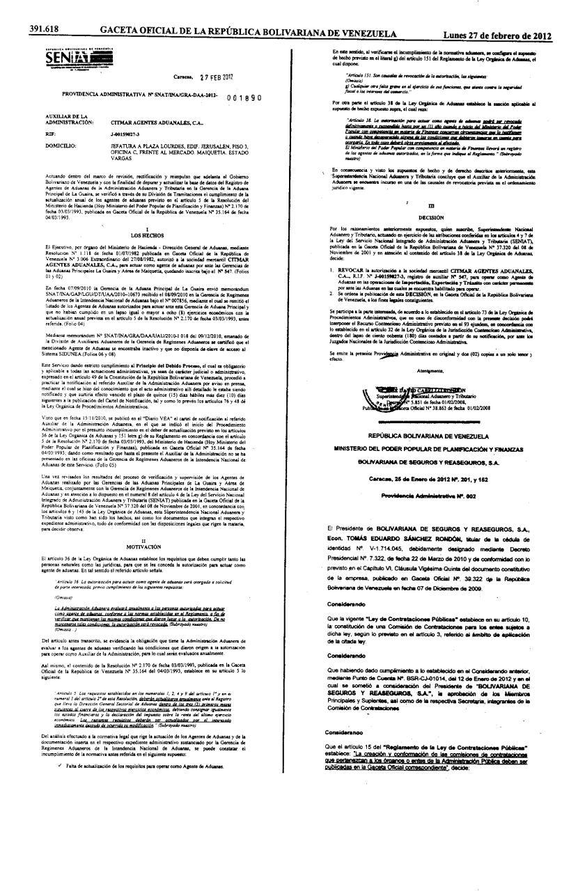 Vista previa del archivo PDF gaceta-oficial-n-2722012-3371-del-27-de-febrero-de-2012-1.pdf