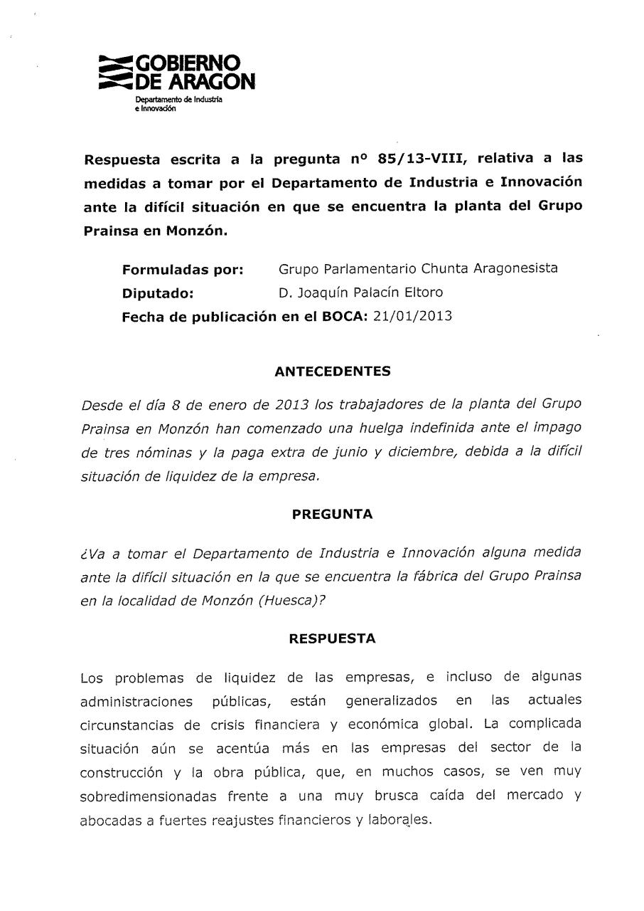 Respuesta 85-13 Grupo Prainsa.pdf - página 1/4