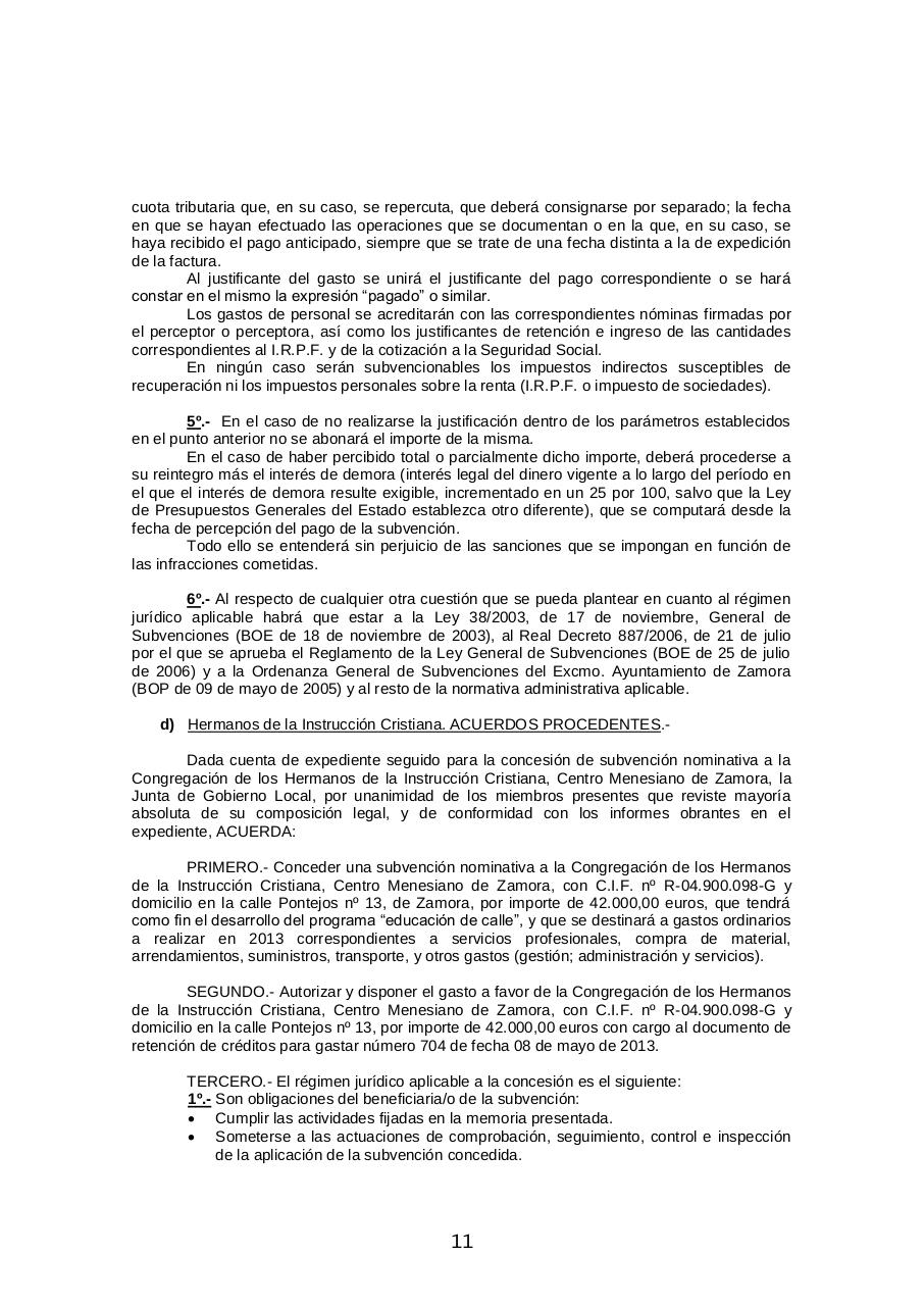 Vista previa del archivo PDF 20130618-acta-junta-gobierno-local-ayto-zamora-18-06-13-aprobada.pdf