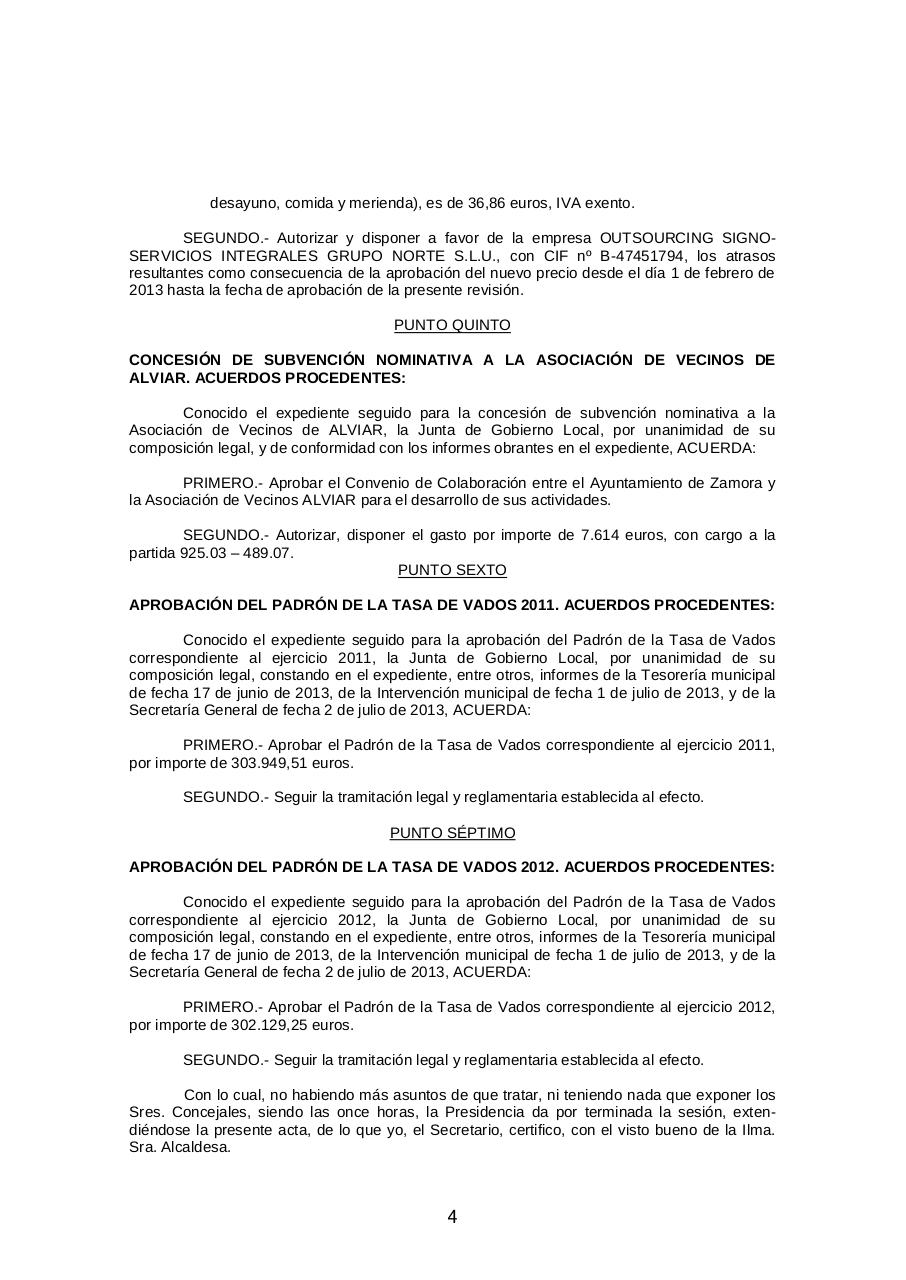 20130702 Acta aprobada Junta de Gobierno Local-Ayto Zamora 02-07-13.pdf - página 4/4
