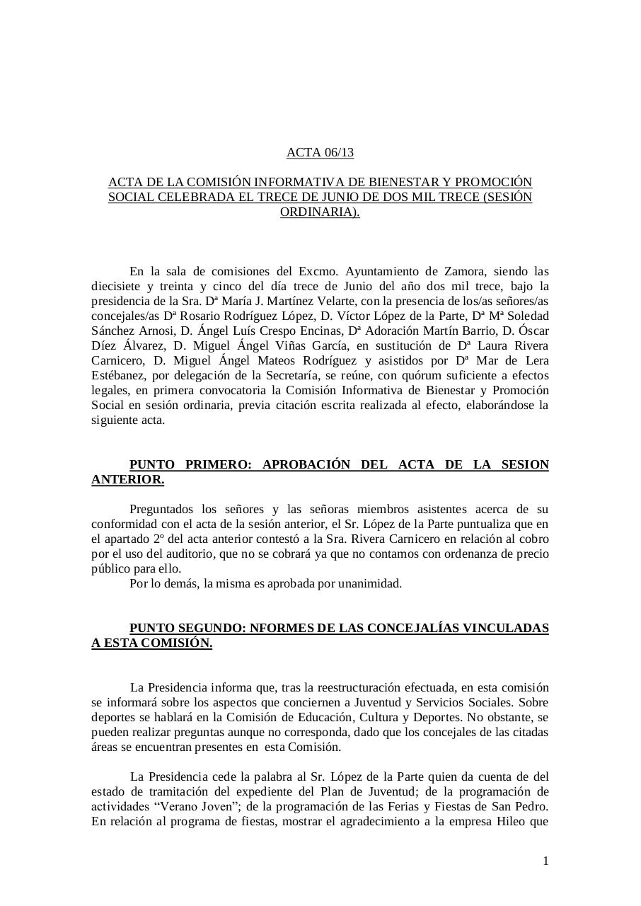 20130613 Acta CI Bienestar y PromociÃ³n Social 13-06-13.pdf - página 1/3