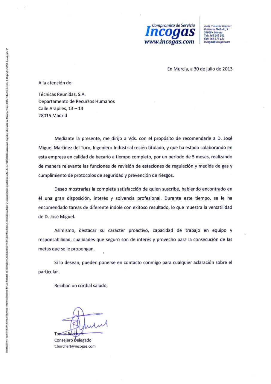 Vista previa del documento Carta de recomendaciÃ³n - JosÃ© Miguel MartÃ­nez del Toro.pdf - página 1/1