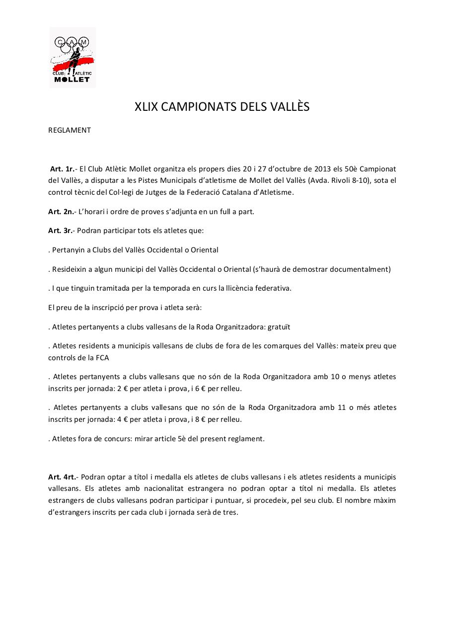 50e CAMPIONATS DELS VALLÃˆS.pdf - página 1/6