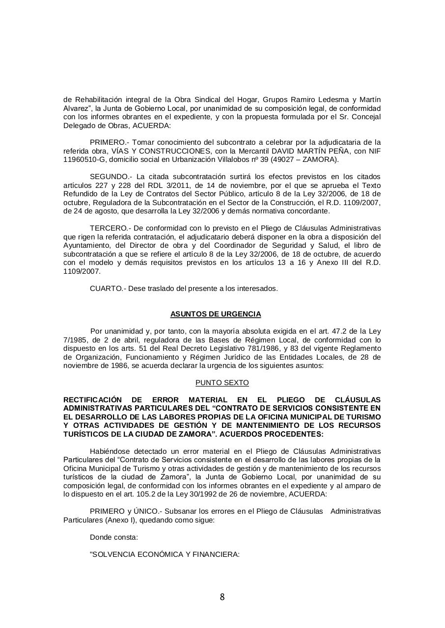 Vista previa del archivo PDF 20131126-acta-junta-de-gobierno-local-ayto-zamora-26-11-13-aprobada.pdf