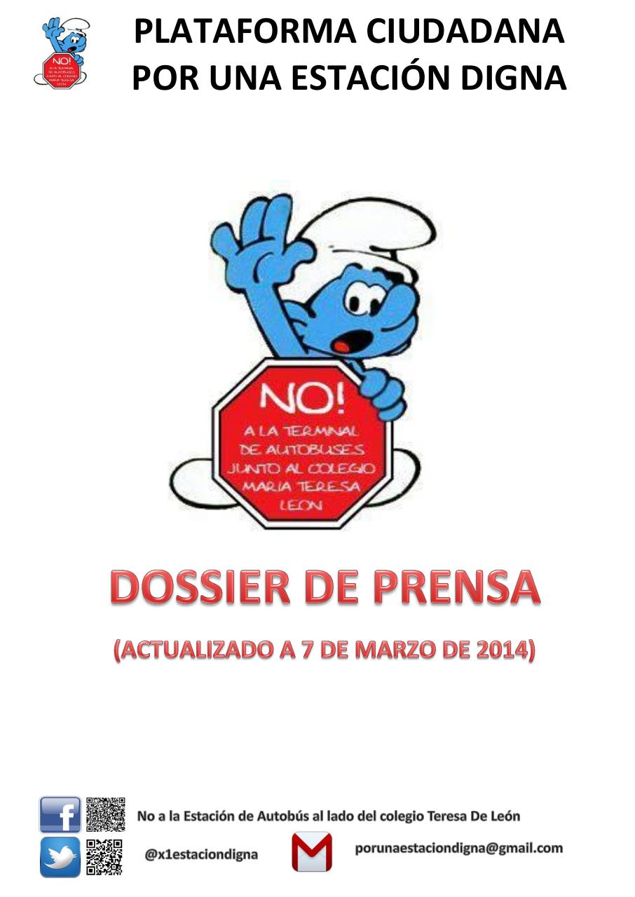 DOSSIER DE PRENSA PLATAFORMA ACTUALIZADO A 7 MARZO 2014.pdf - página 1/36