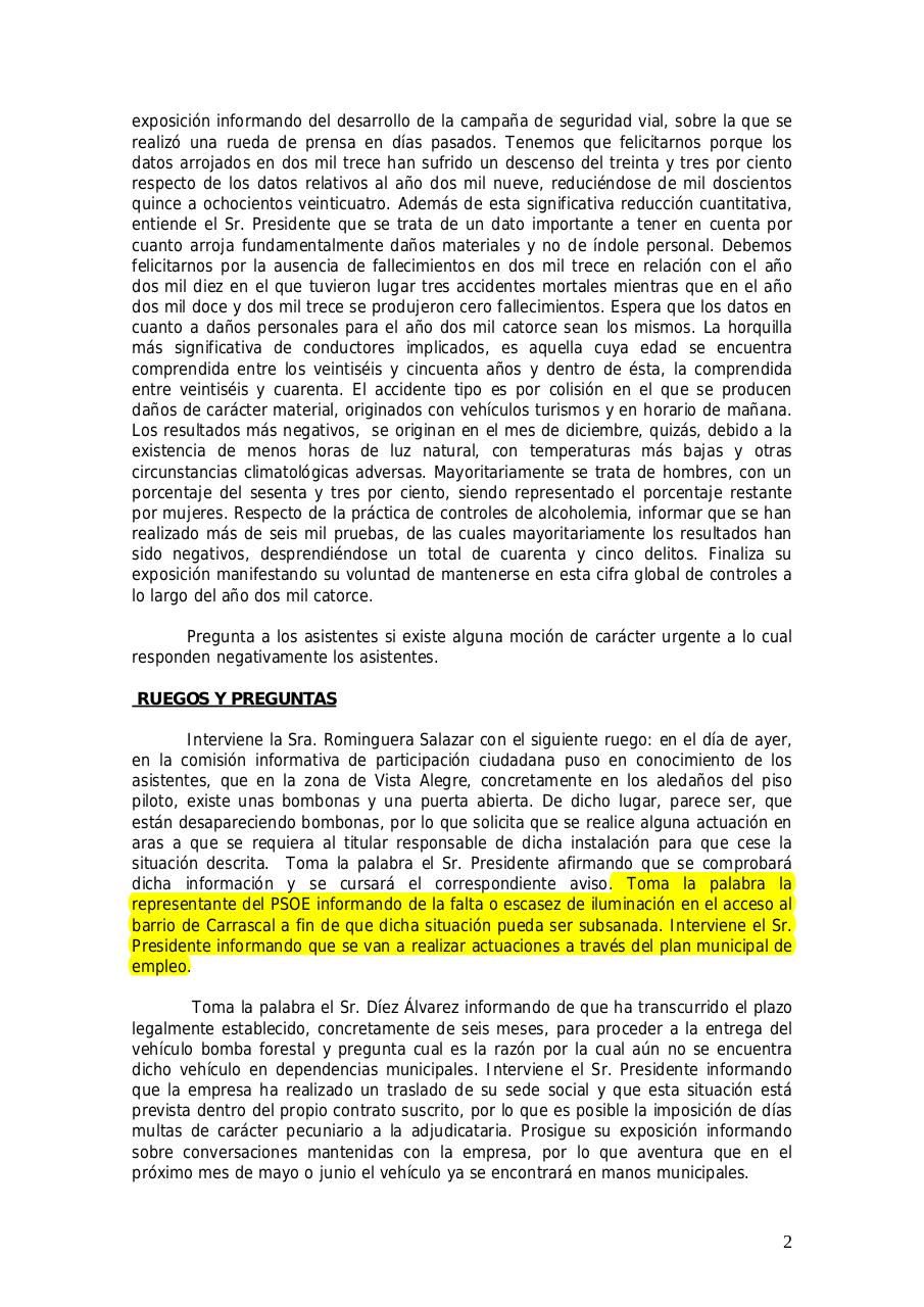 20140212 Acta CI ProtecciÃ³n Ciudadana y Movilidad  12-03-14.pdf - página 2/4