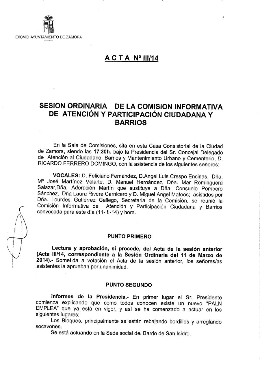 20140311 Acta CI Barrios y ParticipaciÃ³n Ciudadana 11-03-14.pdf - página 1/4