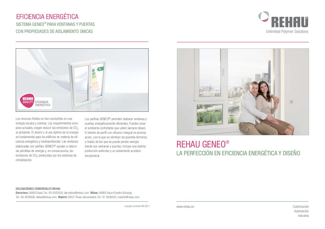 REHAU folleto-ventanas-geneo-a5.pdf - página 1/2