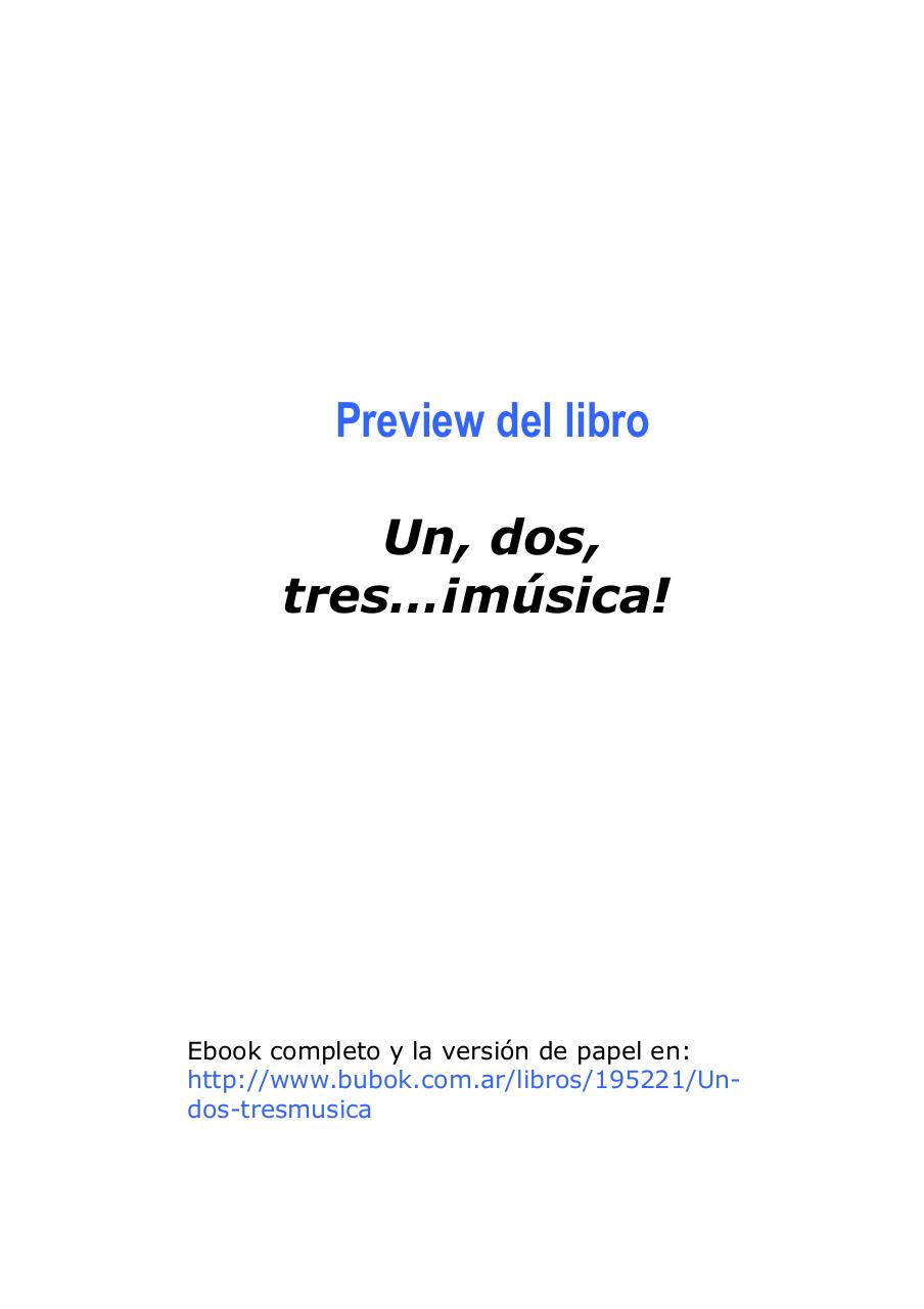 Un,dos,tres...Â¡mÃºsica! (preview).pdf - página 1/45