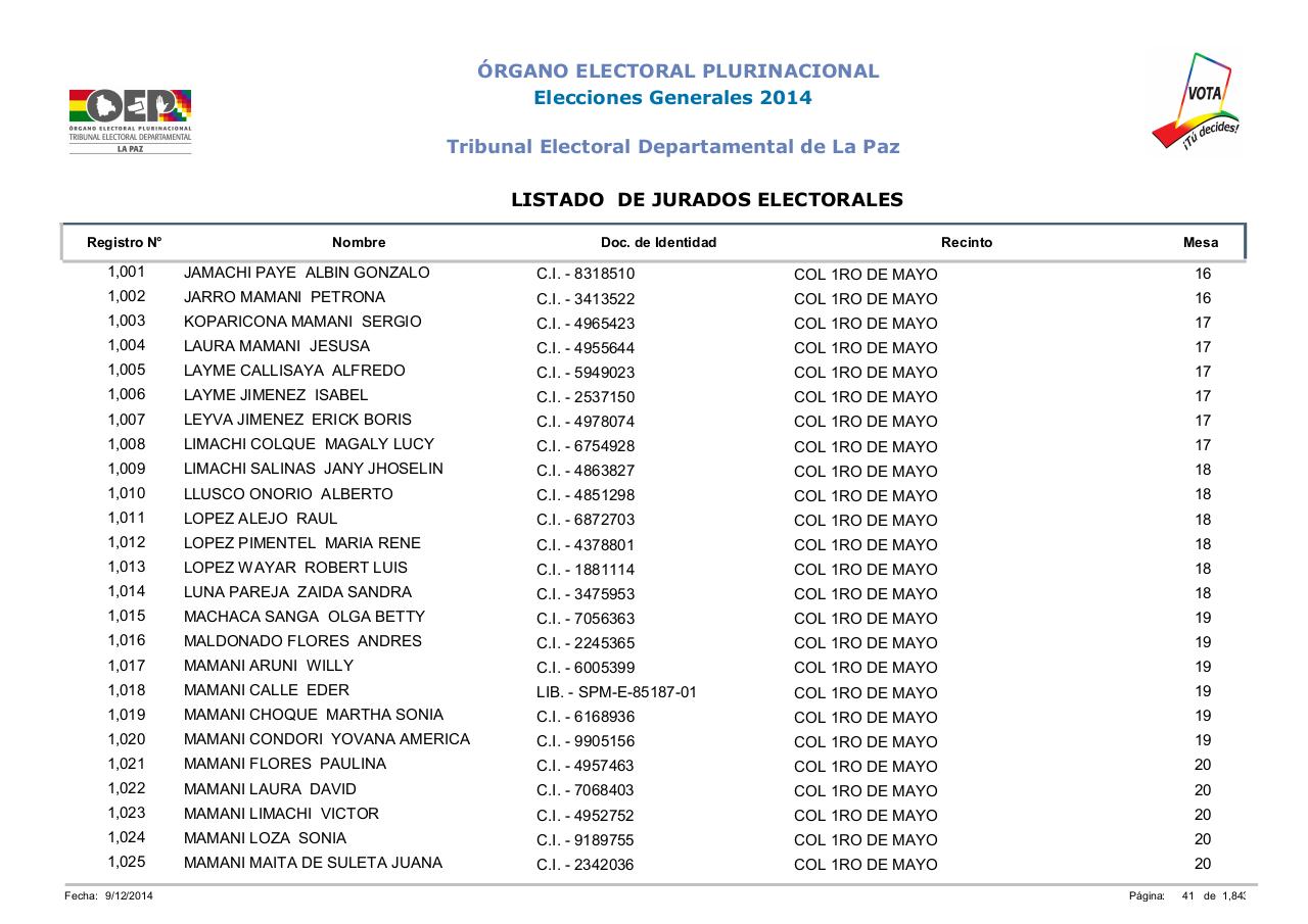 Vista previa del archivo PDF lista-jurados-electorales-lapaz-bolivia-2014.pdf