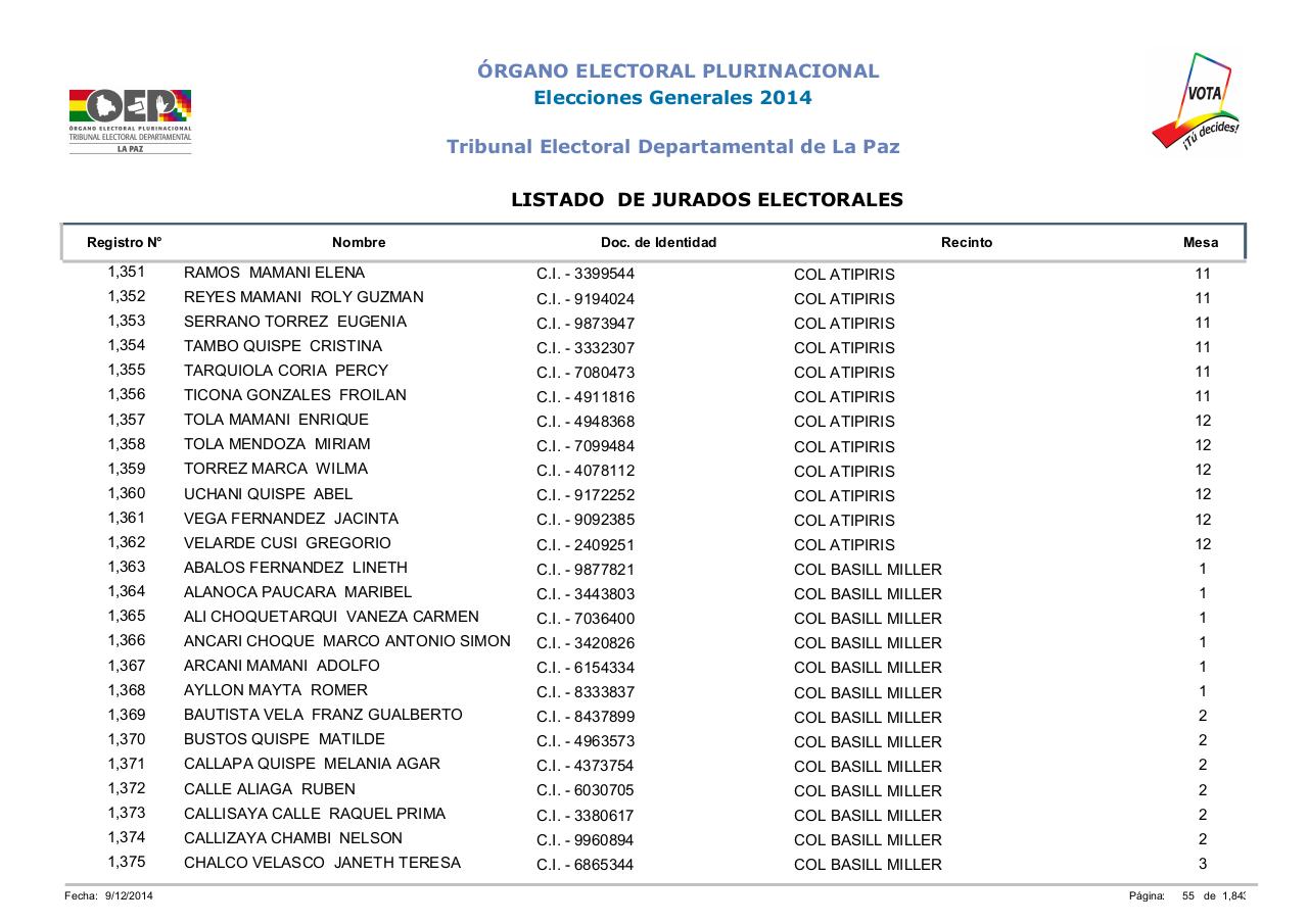 Vista previa del archivo PDF lista-jurados-electorales-lapaz-bolivia-2014.pdf