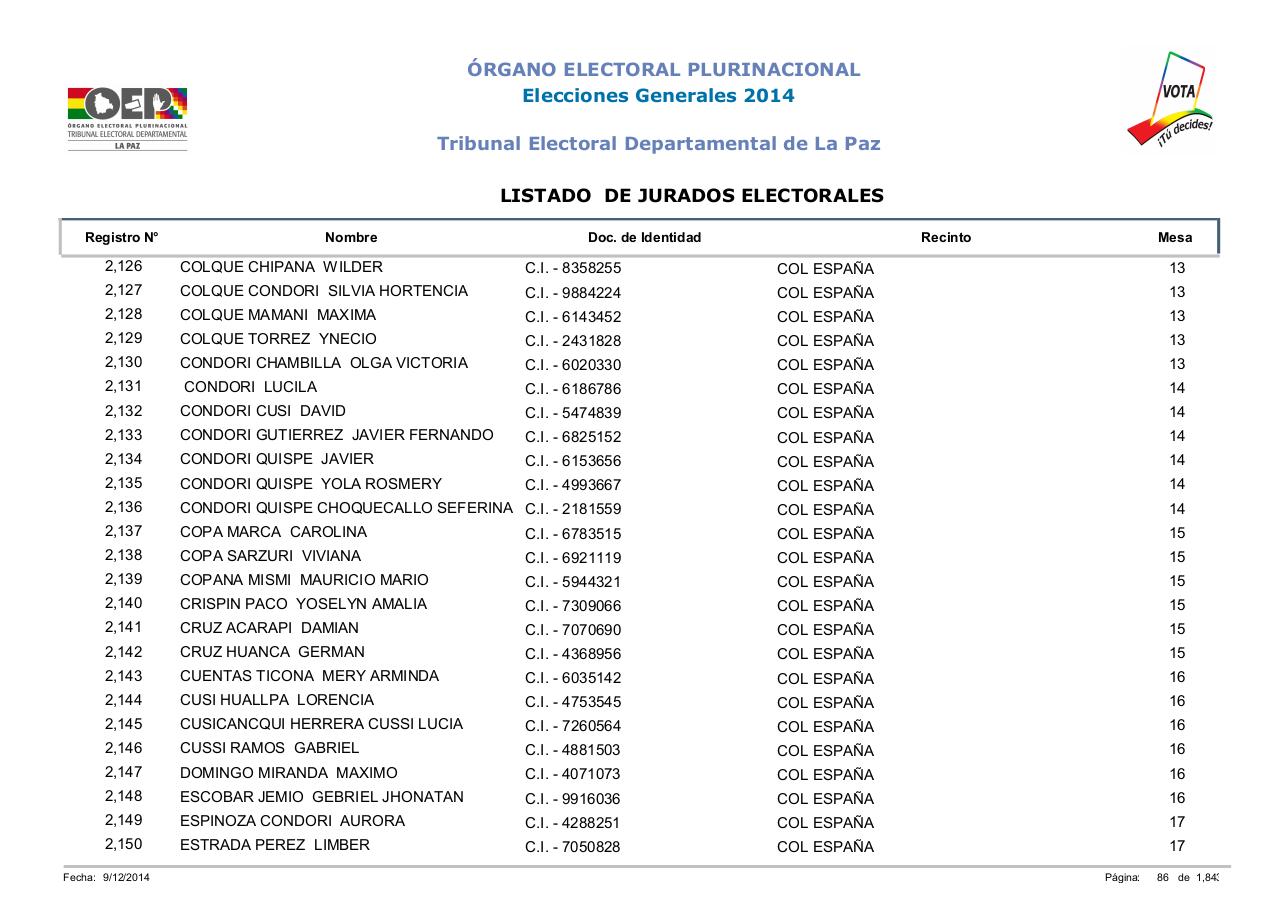 Vista previa del archivo PDF lista-jurados-electorales-lapaz-bolivia-2014.pdf