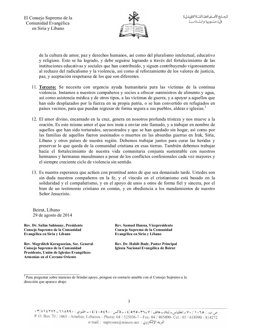 UrgentAppeal_SPANISH.pdf - página 3/4