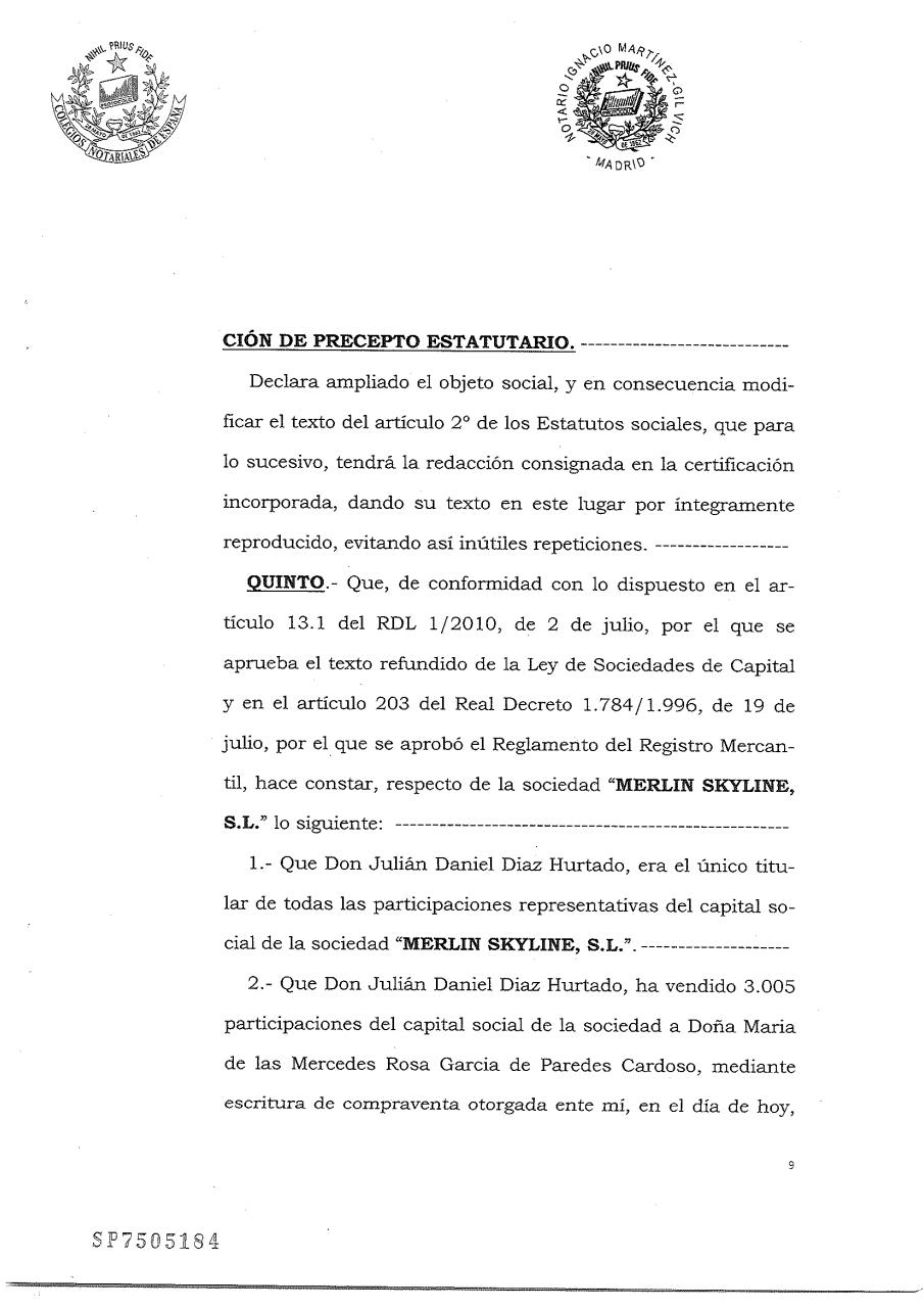 Vista previa del archivo PDF escritura-merlin-skyline-sl.pdf