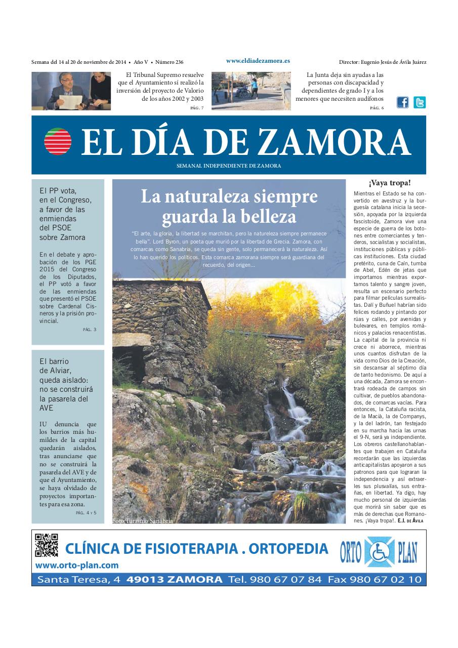El DÃ­a de Zamora. Viernes 14-Noviembre-2014.pdf - página 1/24