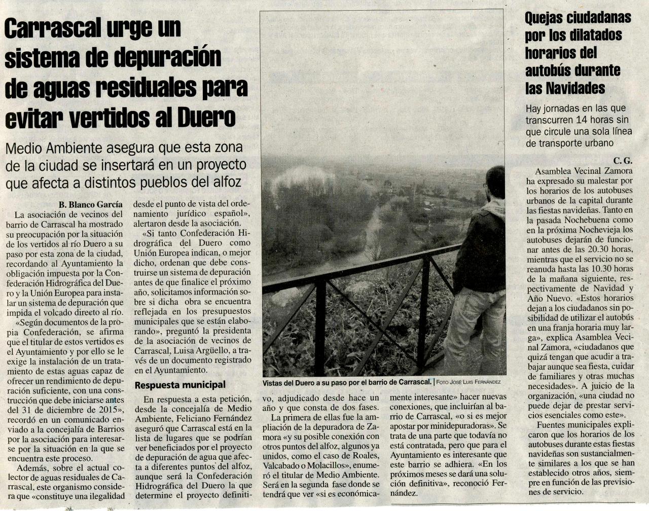 Vista previa del documento 20141226 LOZ Carrascal urge depuracion aguas residuales 1.pdf - página 1/1