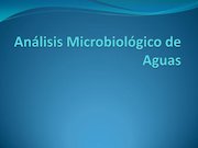 Documento PDF an lisis microbiol gico de aguas