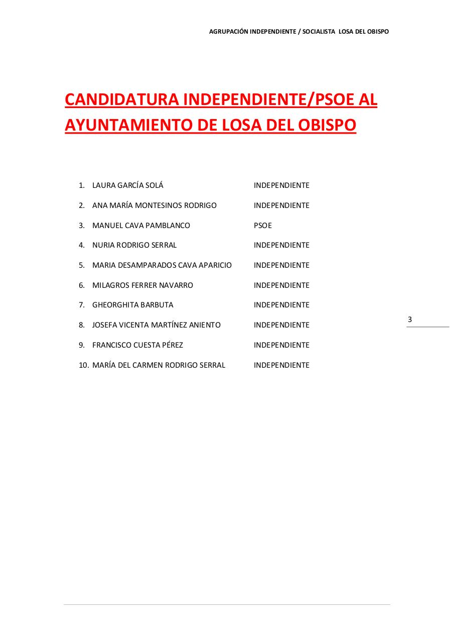 Vista previa del archivo PDF boletin-electoral-2015-independiente-psoe-losa-del-obispo.pdf