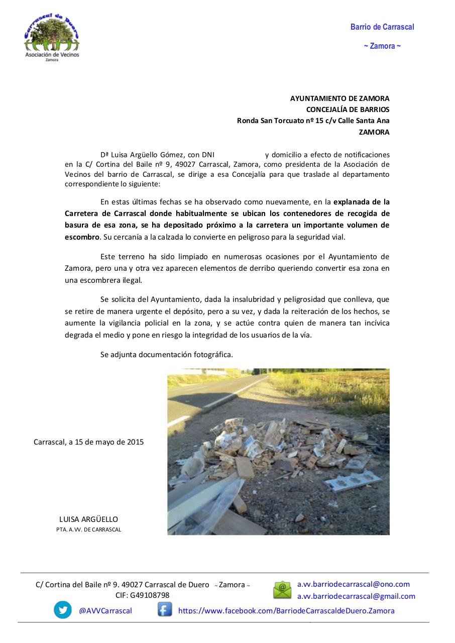 Vista previa del documento 20150515 Nuevos escombros carretera Carrascal.pdf - página 1/1