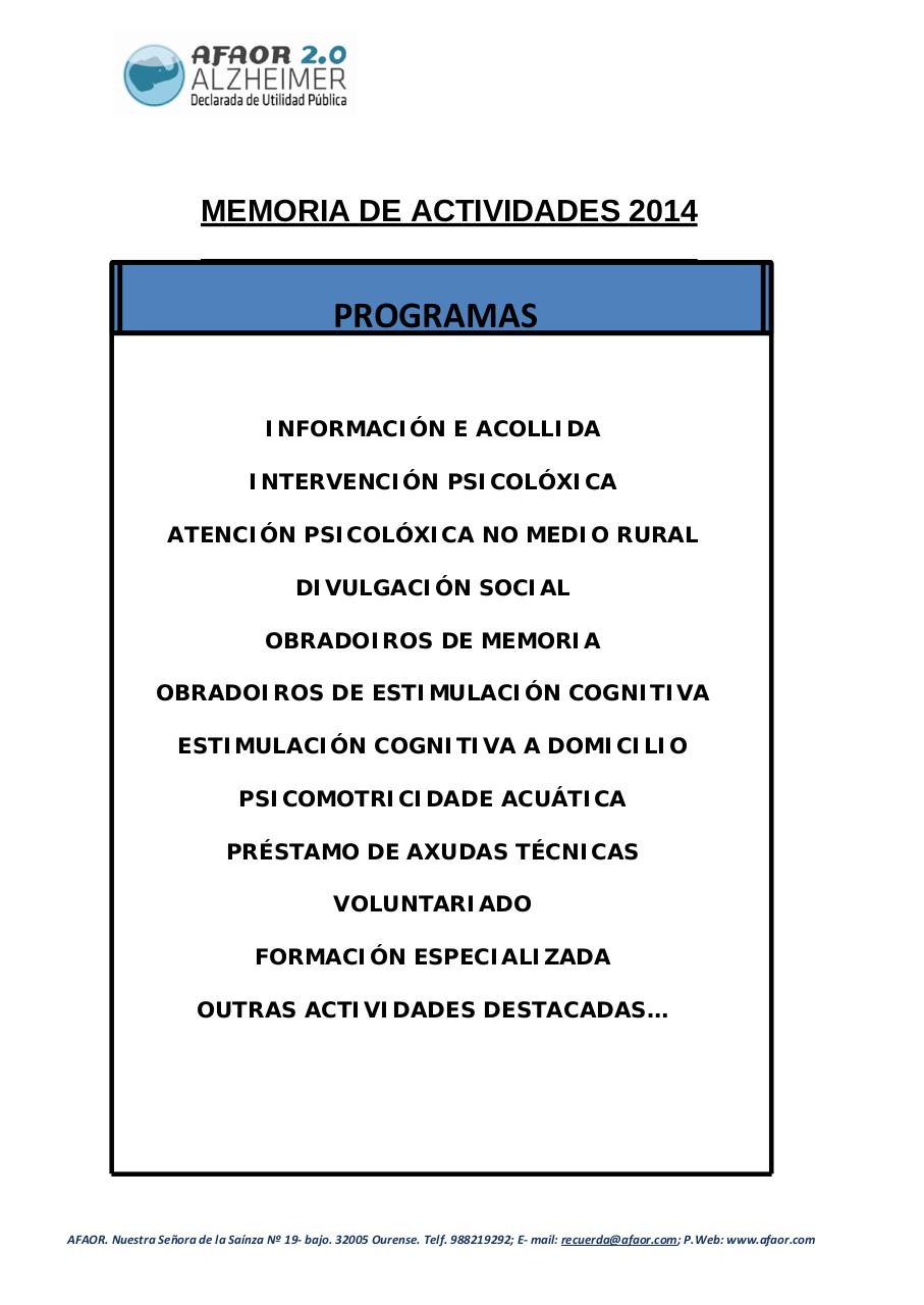 MEMORIA 2014 (GALEGO).pdf - página 1/7