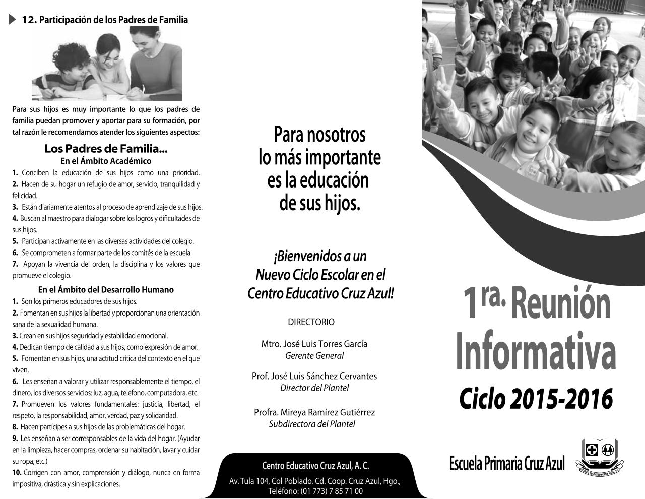 Primaria Reunion Informativa 1.pdf - página 1/2