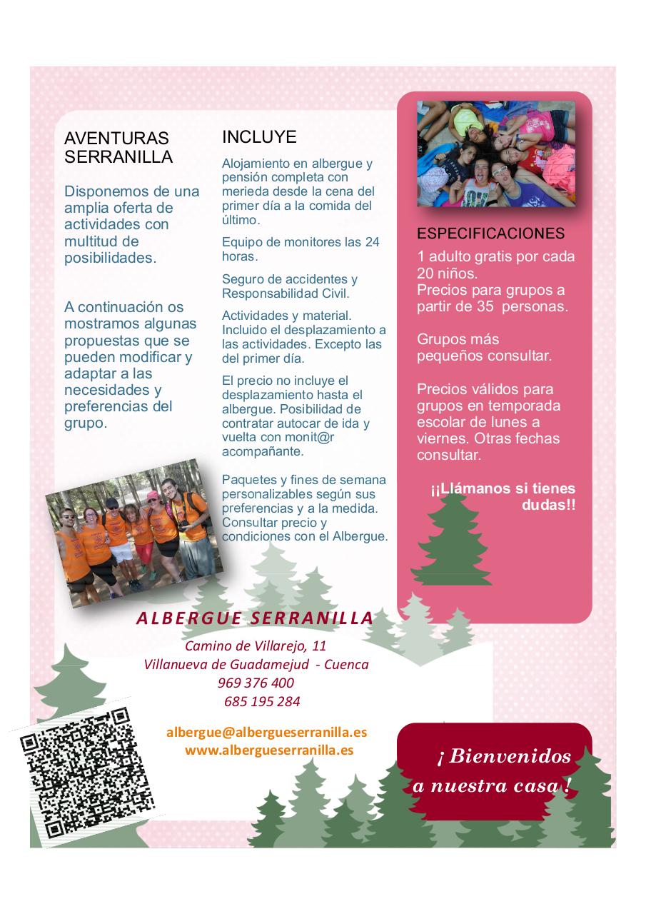 Vista previa del archivo PDF catalogo-albergue-serranilla-2015-2016.pdf