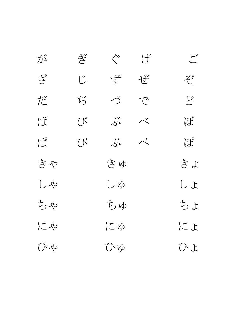 Vista previa del archivo PDF hiragana.pdf