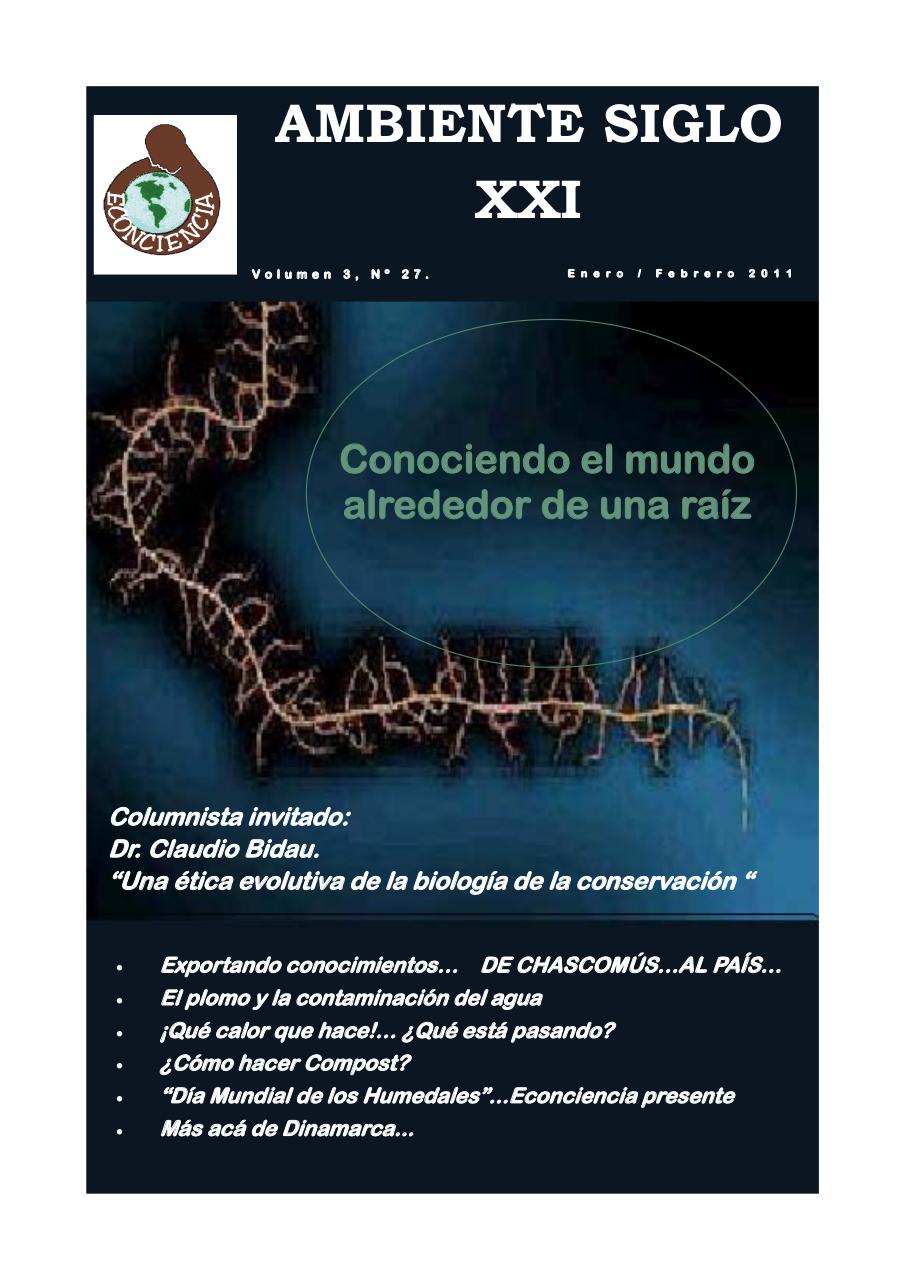 Revista Ambiente Siglo XXI. NÂ° 27 enero-febrero 2011.pdf - página 1/14