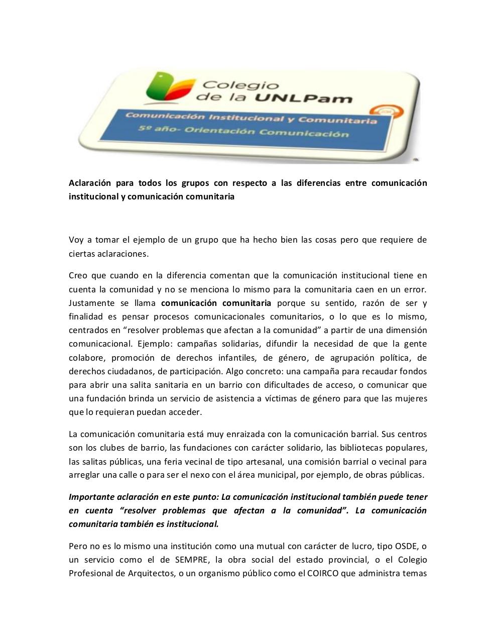 ComunicaciÃ³n institucional y ComunicaciÃ³n barrial.pdf - página 1/4
