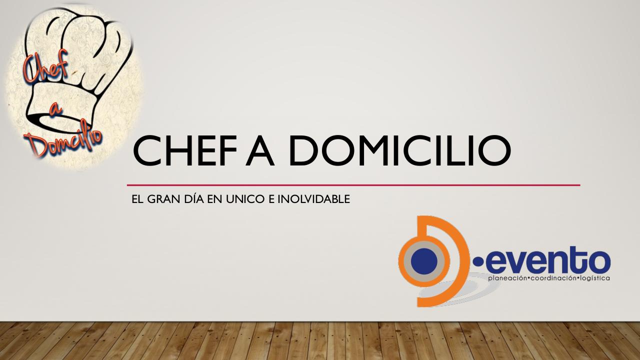 InformacioÌn Chef a Domicilio.pdf - página 1/20