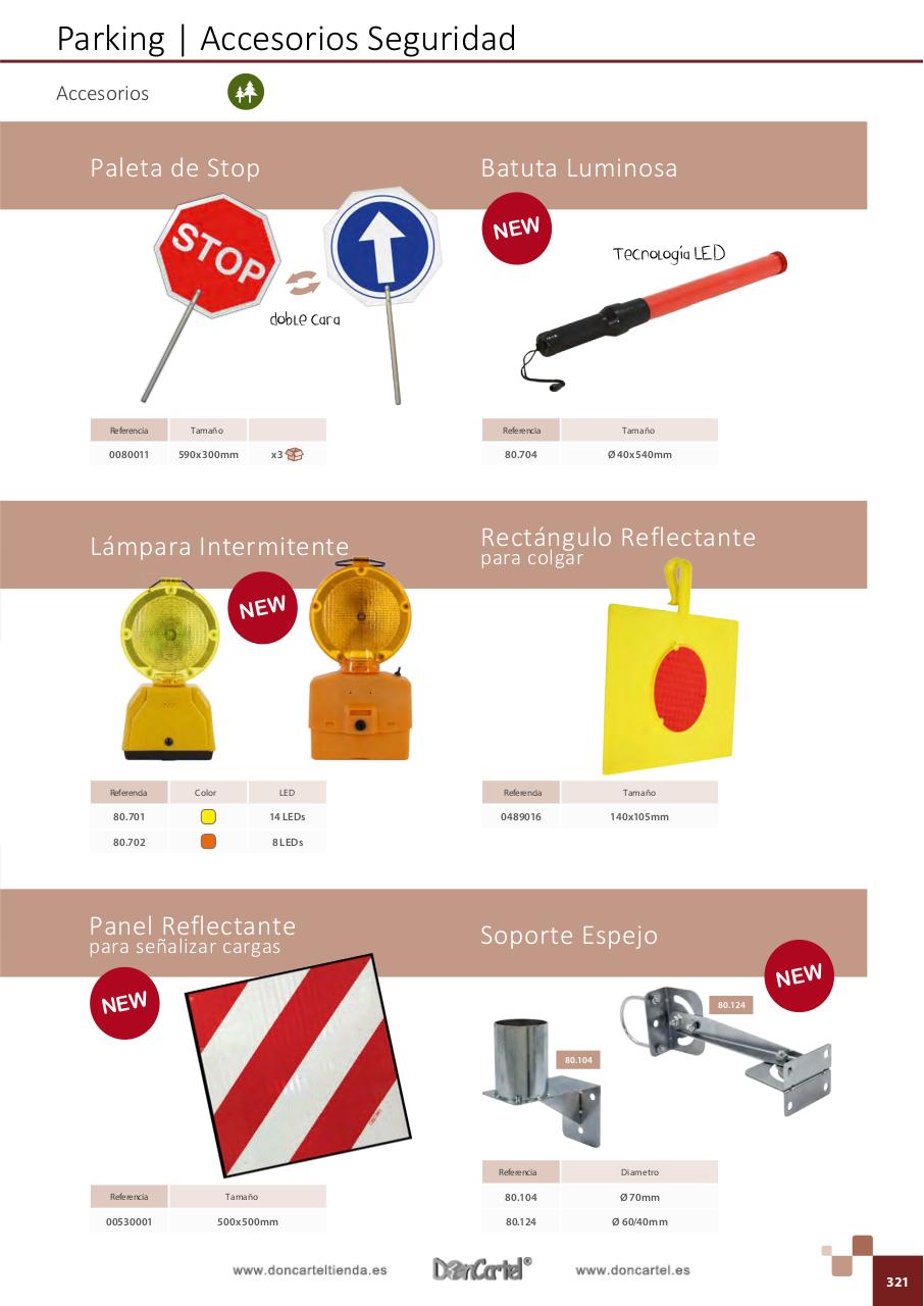 Vista previa del archivo PDF catalogo-accesorios-seguridad-parking-2016.pdf