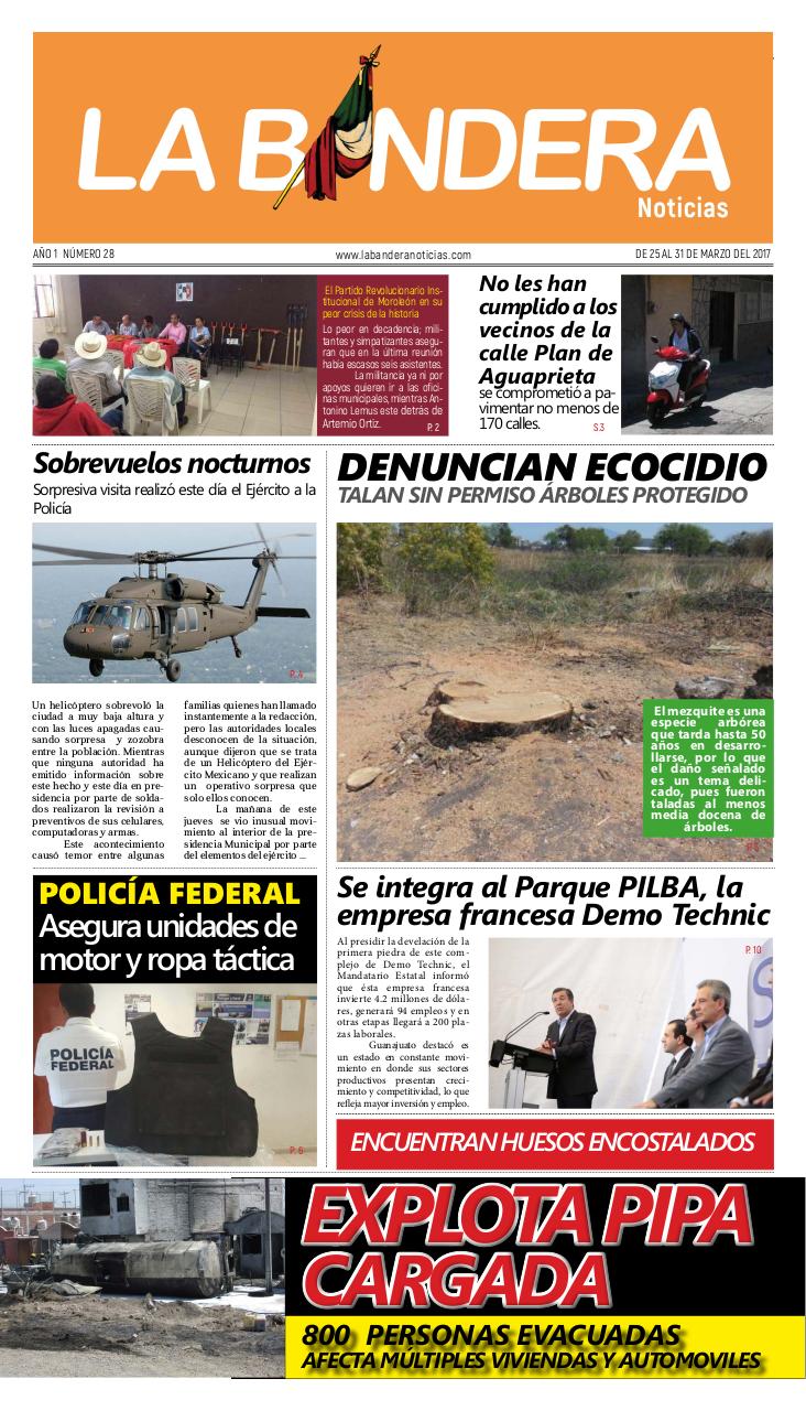 EdiciÃ³n 28 - La Bandera Noticias - del 25 al 31 de Marzo.pdf - página 1/9