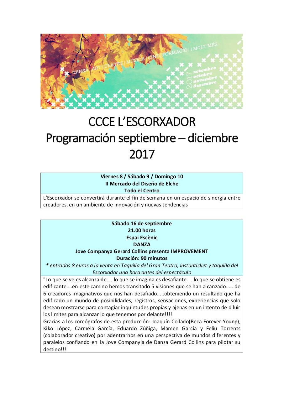 ProgramaciÃ³n Escorxador septiembre-diciembre 2017.pdf - página 1/11