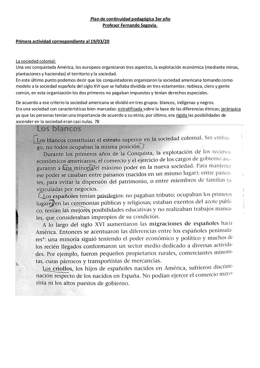 Plan de continuidad pedagÃ³gica 3er aÃ±o.pdf - página 1/5