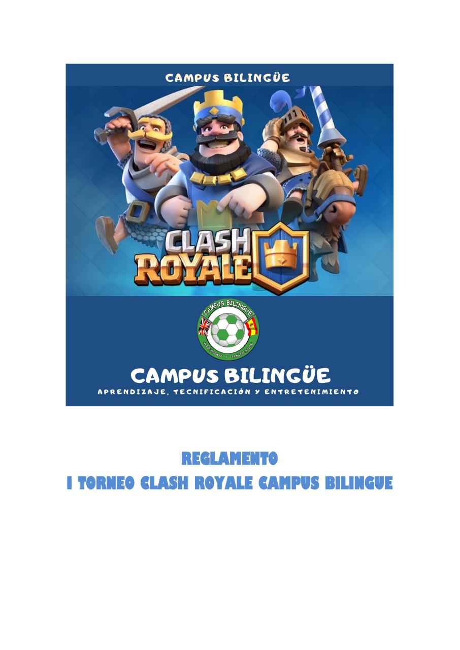 Reglamento torneo Clash Royale Campus BilingÃ¼e.pdf - página 1/6