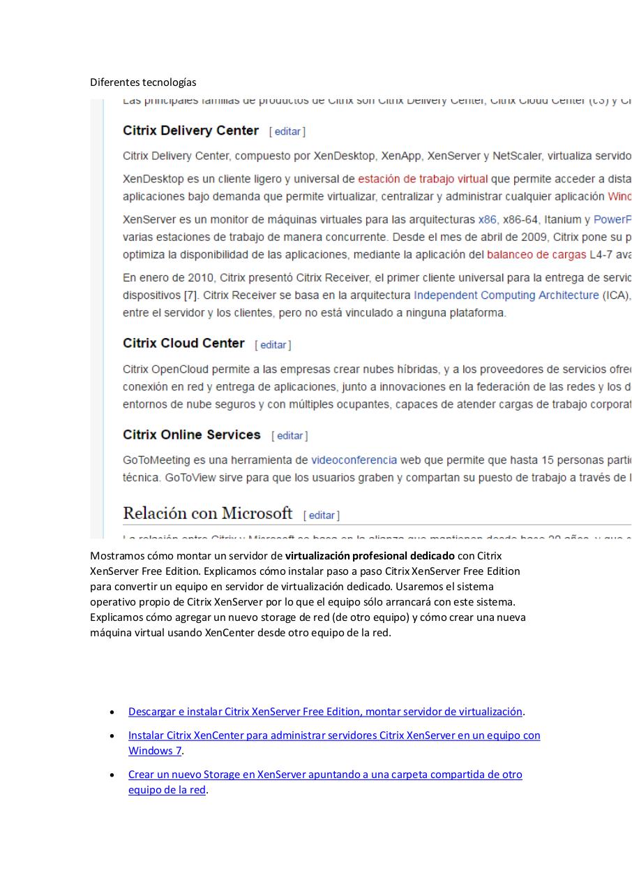 Tutorial de instalación de Citrix XenServer.pdf - página 1/28