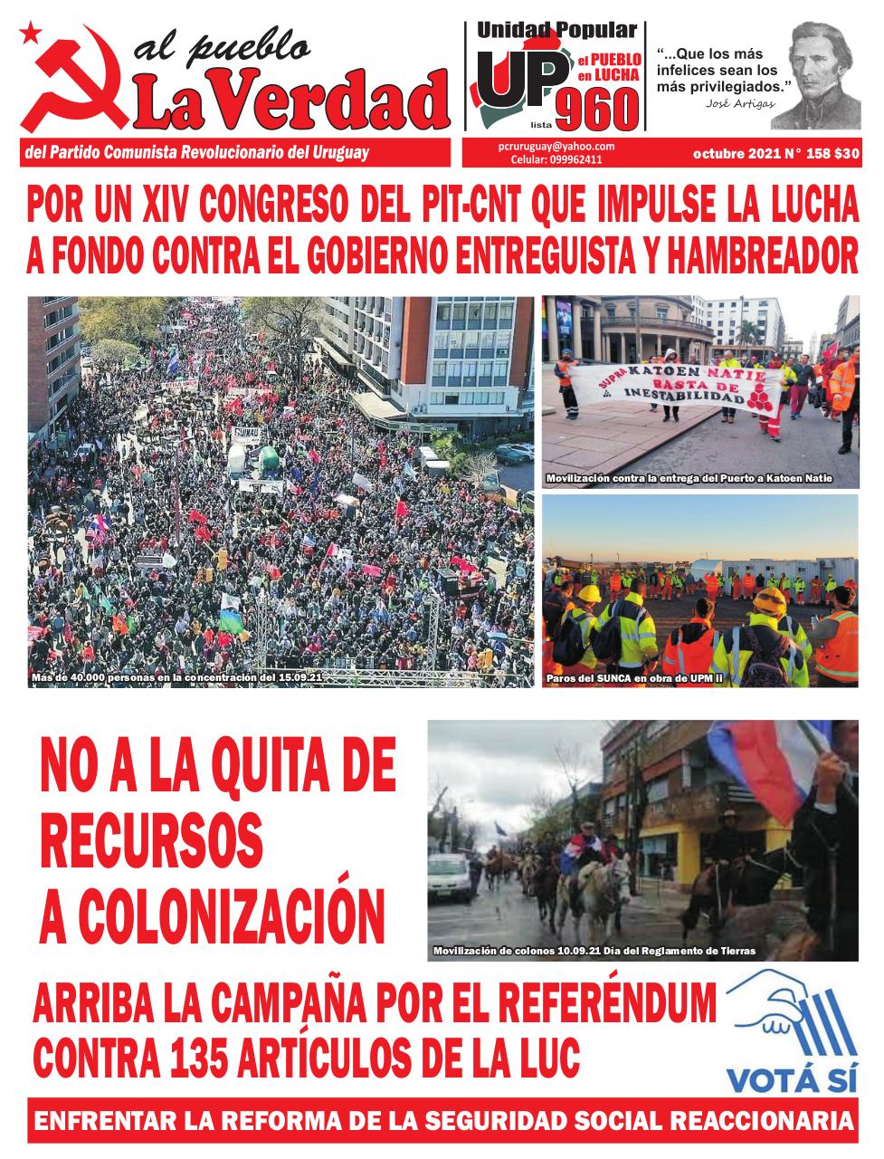 La Verdad 158 Octubre 2021.pdf - página 1/8