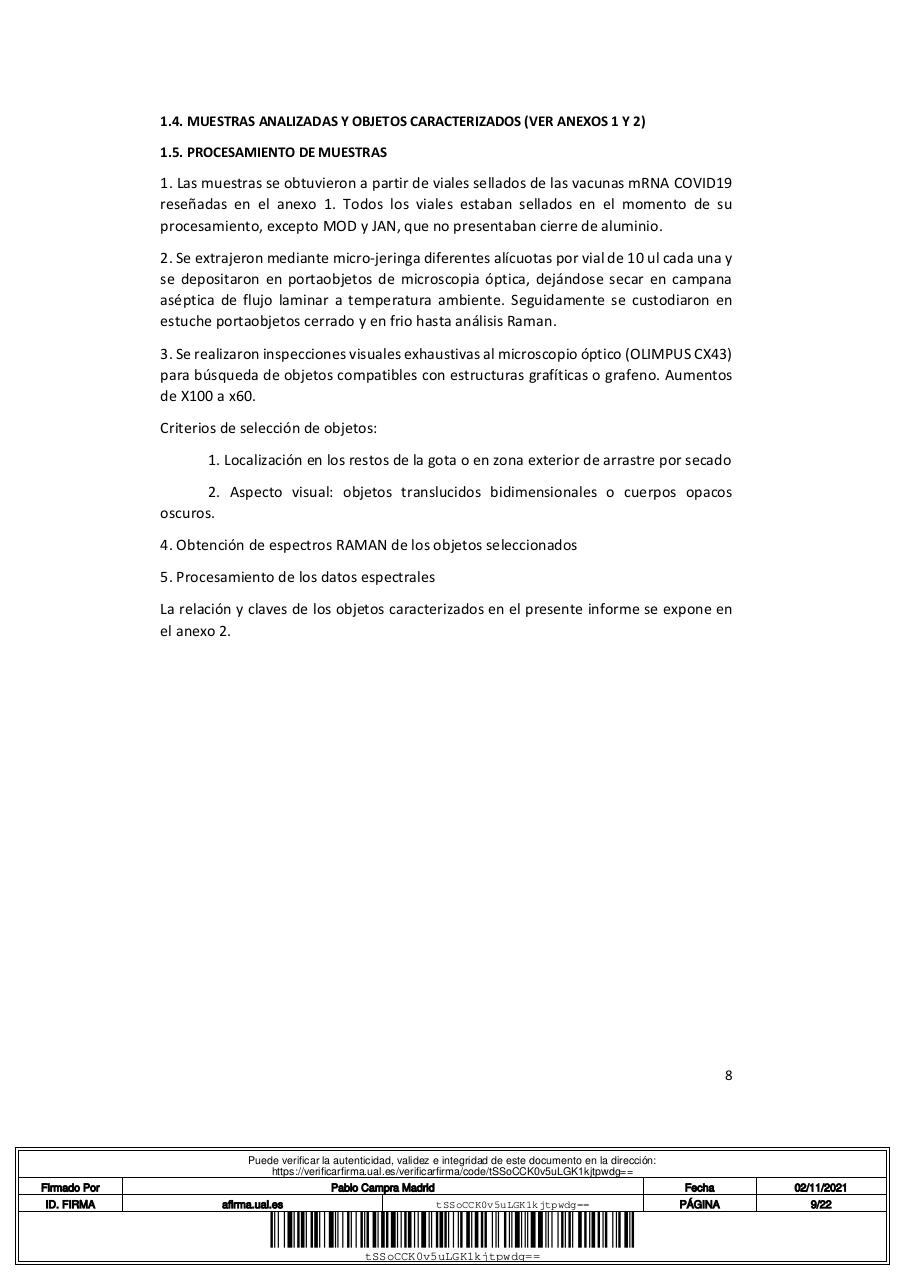 Vista previa del archivo PDF 1informetcnicofinaldeteccindegrafenoenvacunascovid.pdf