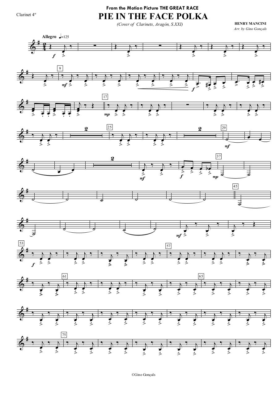 Vista previa del archivo PDF 103---pie-in-the-face-polka---henry-mancini---set-of-clarinets.pdf