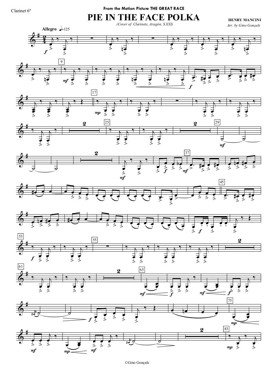 Vista previa del archivo PDF 103---pie-in-the-face-polka---henry-mancini---set-of-clarinets.pdf