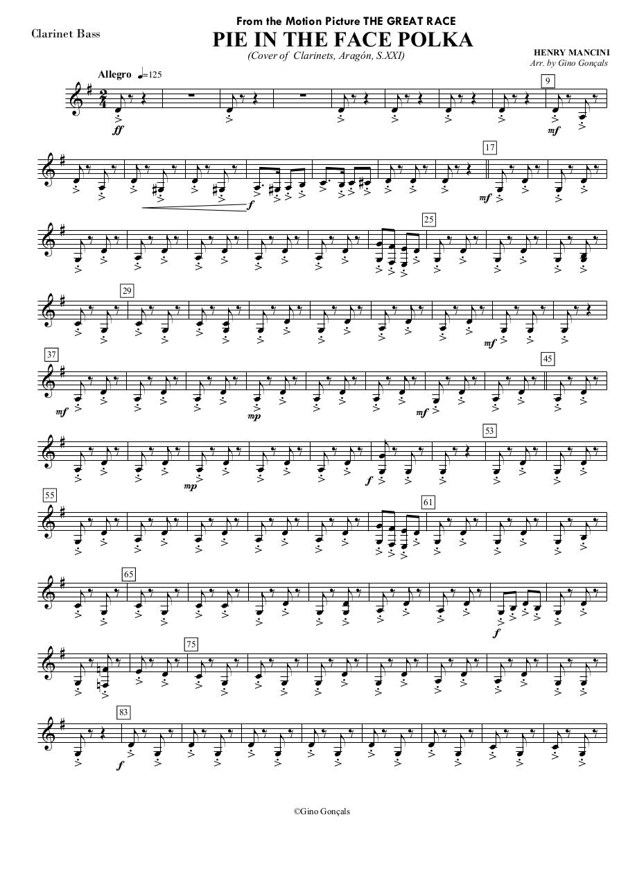 Vista previa del archivo PDF 103---pie-in-the-face-polka---henry-mancini---set-of-clarinets.pdf