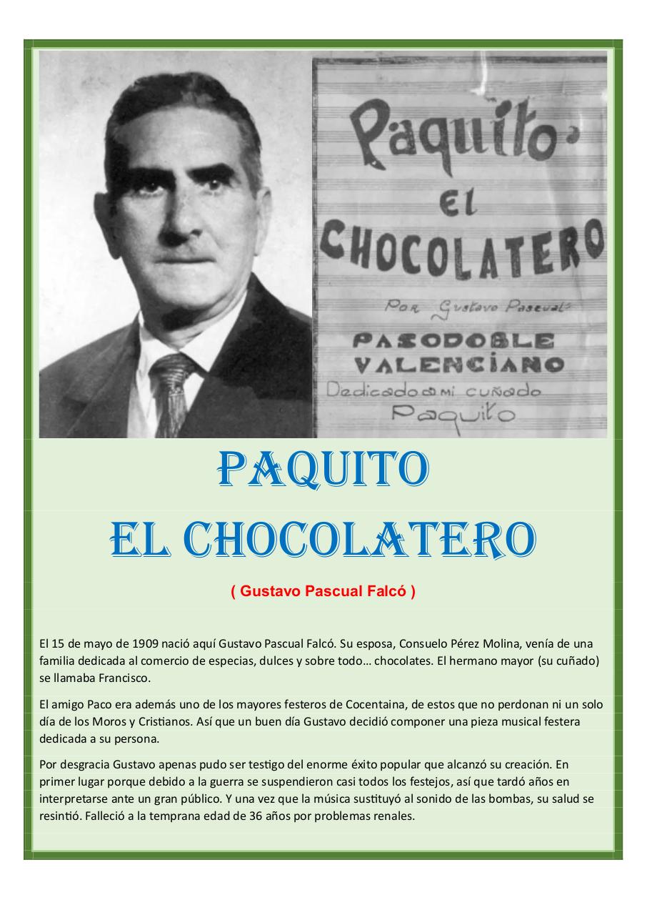 84 - Paquito Chocolatero - Gustavo Pastor - Set of Clarinets.pdf - página 1/24