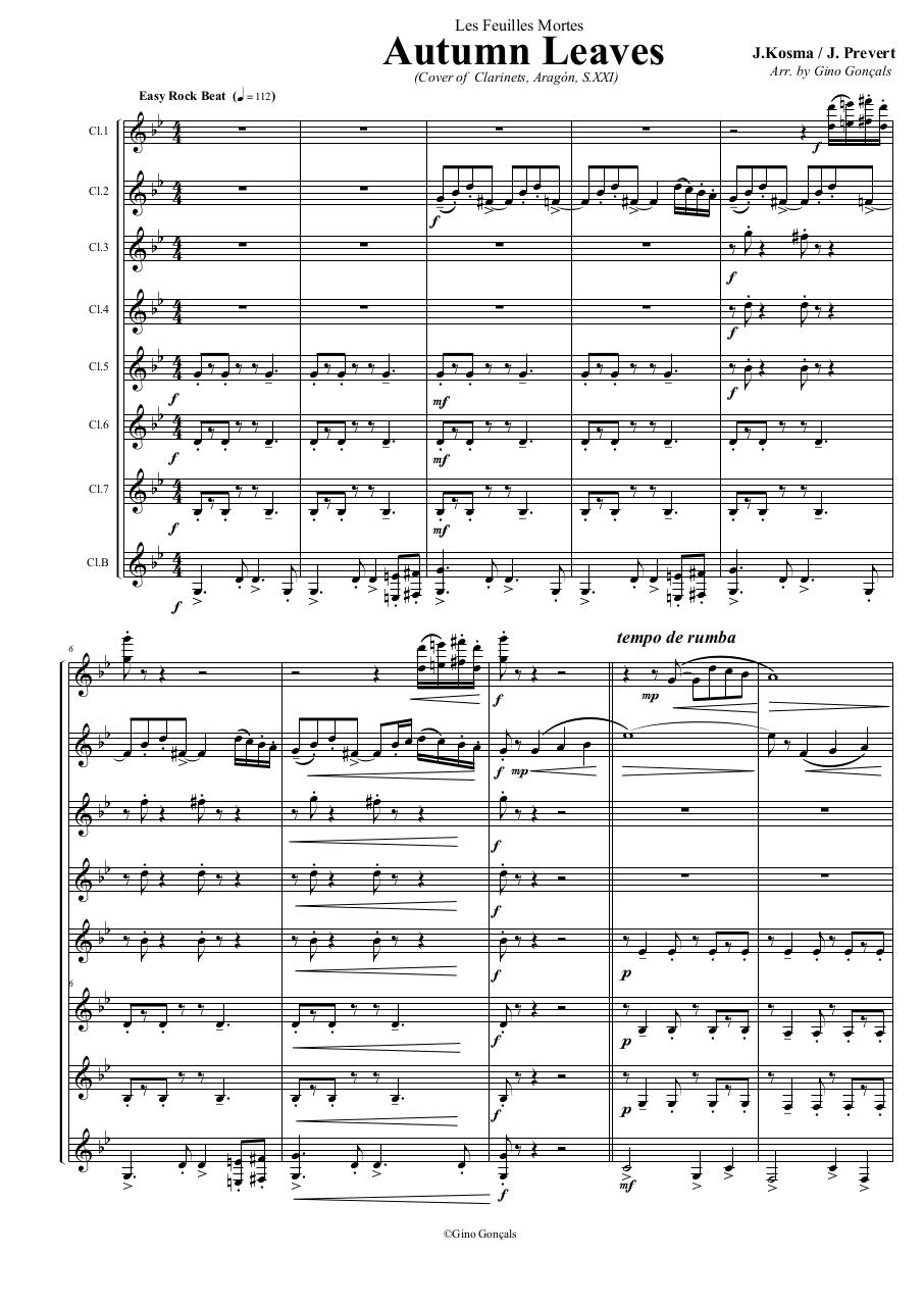 Vista previa del archivo PDF 87---autumn-leaves---jkosma--j-prevert---set-of-clarinets.pdf