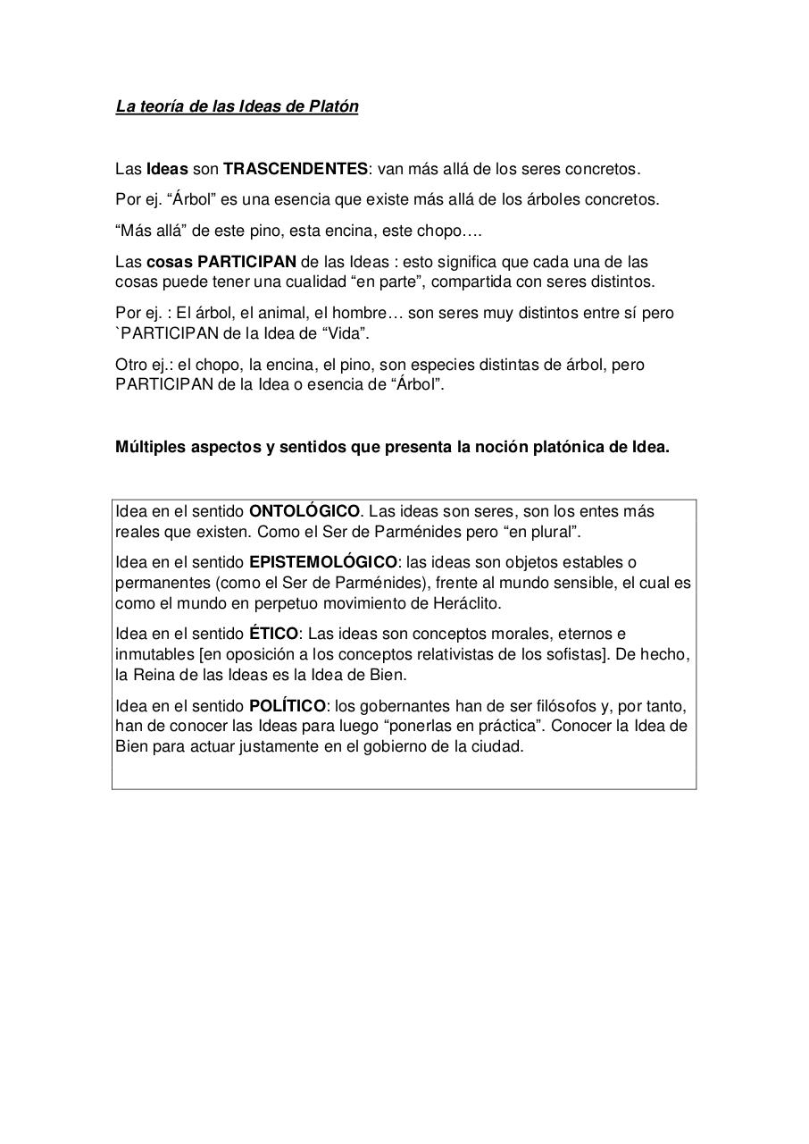 La teoría de las Ideas de Platón.pdf - página 1/2