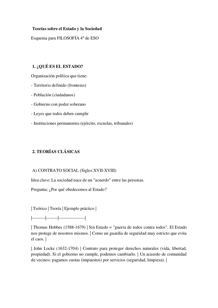 Vista previa del documento Teorías sobre el Estado y la Sociedad.pdf - página 1/5 Teorías sobre el Estado y la Sociedad.pdf - página 1/5