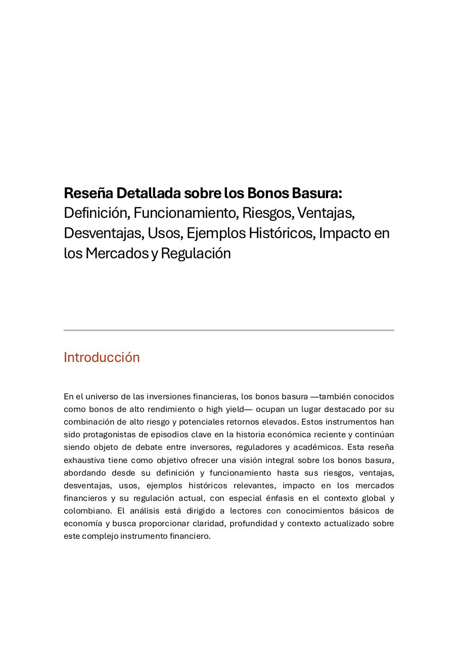 Reseña Detallada sobre los Bonos Basura.pdf - página 1/18